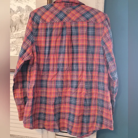 Plaid Button-Up Shirt - Picture 2 of 6